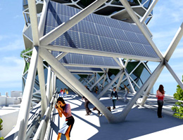 垂直公园：墨西哥城的层叠式太阳能摩天建筑