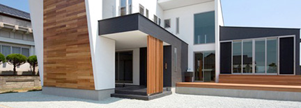 Masahiko在日本久留米设计未来主义住宅